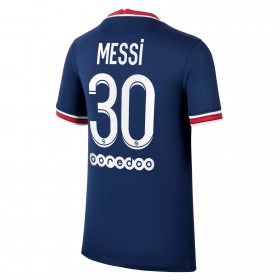 Camisolas de futebol Paris Saint-Germain Lionel Messi 30 Equipamento Principal 2021/22 Manga Curta